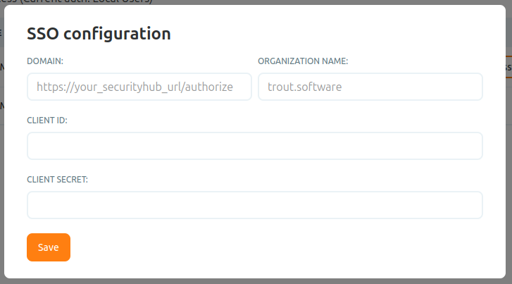 Introduciendo la configuración SSO en Access Gate Introduciendo la configuración SSO en Access Gate
