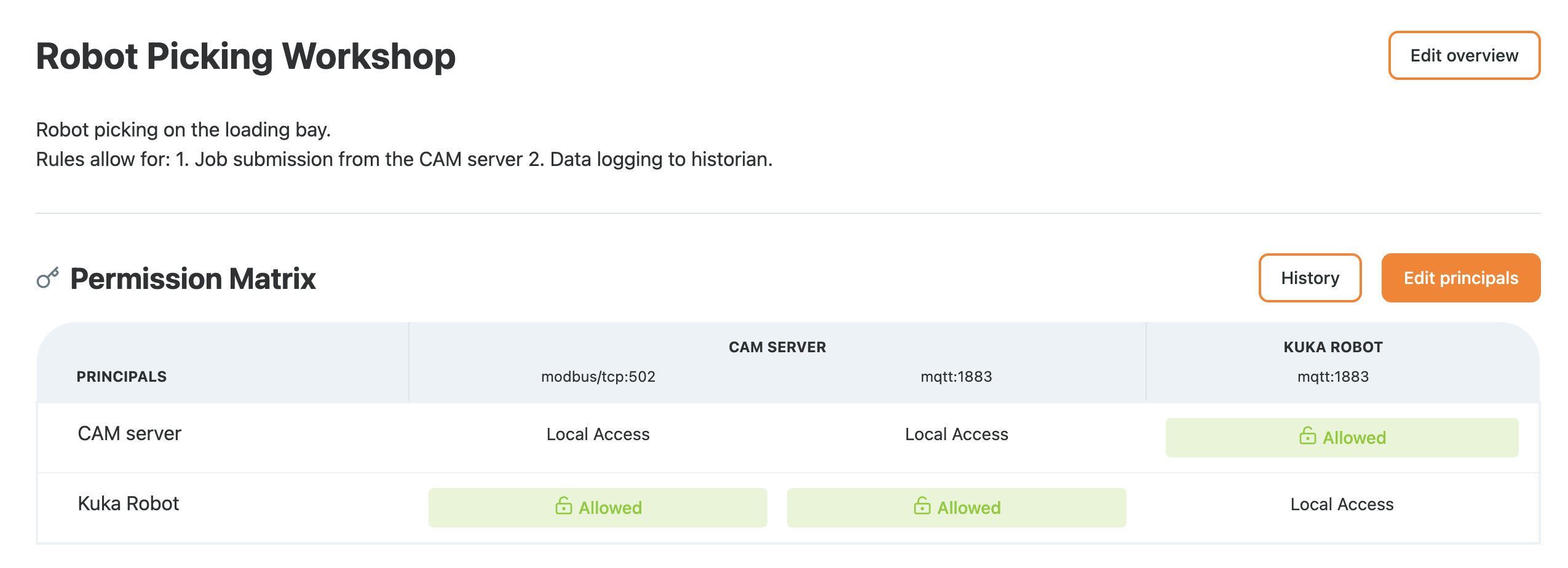 Datenfluss von Kuka zum Server erlauben Datenfluss von Kuka zum Server erlauben