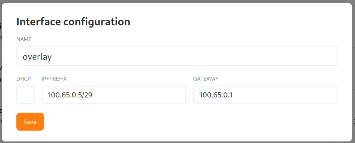 Entering the Secure Twin interface values